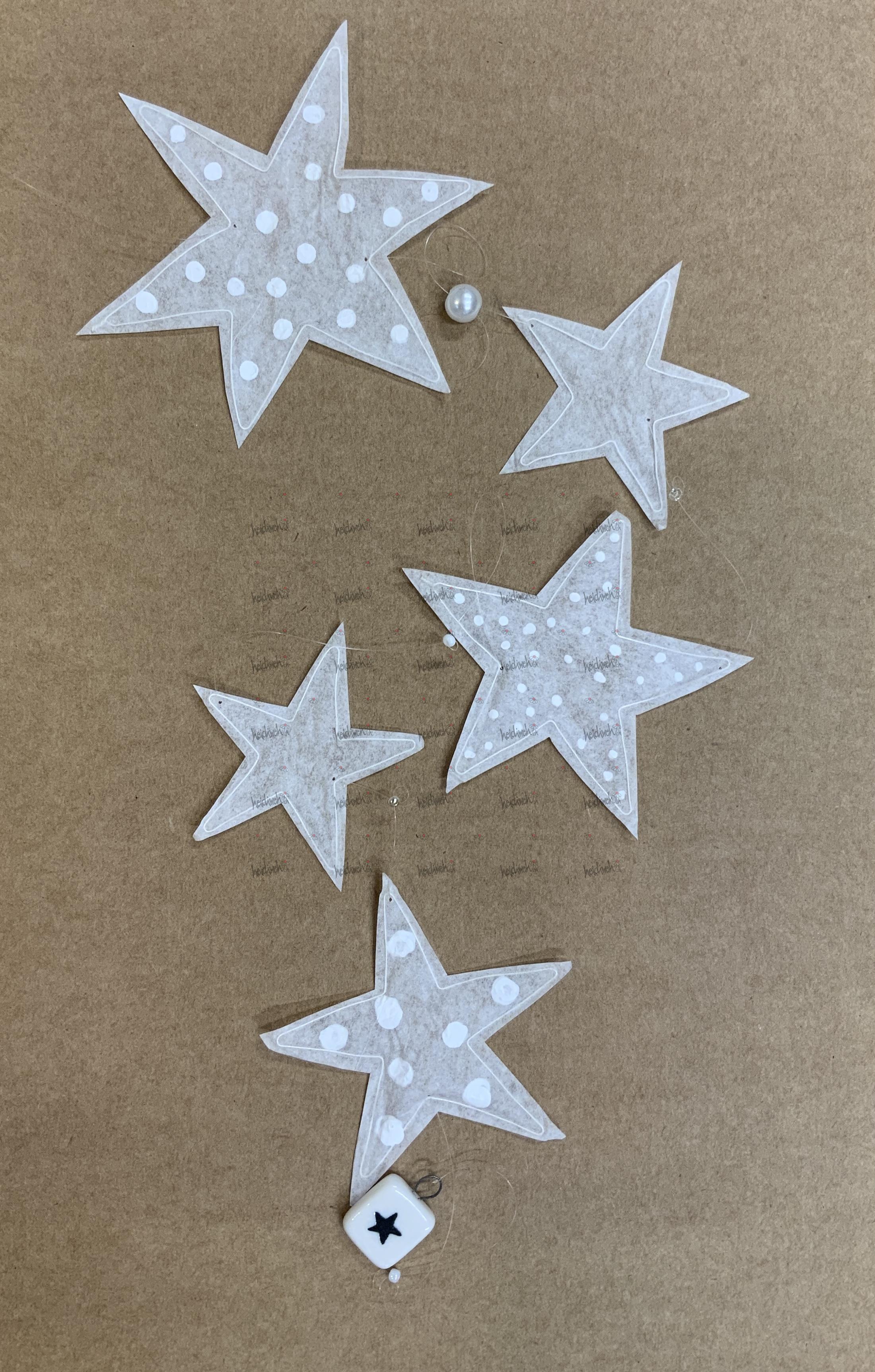 Sternengirlande 7 Sterne 