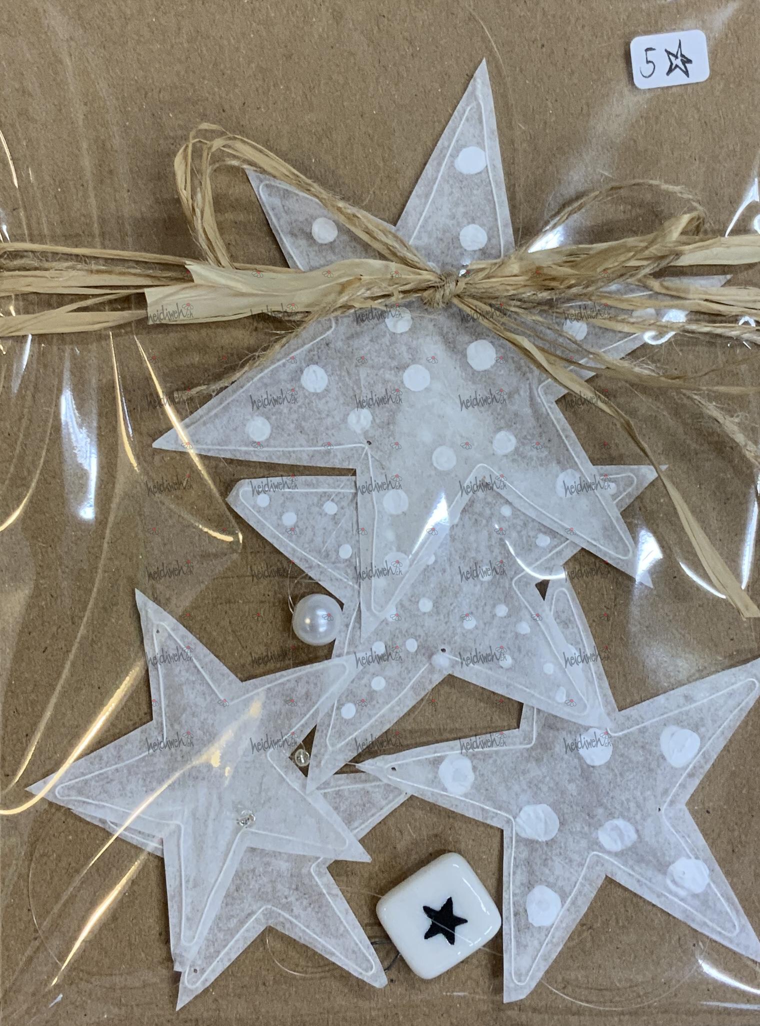 Sternengirlande 5 Sterne