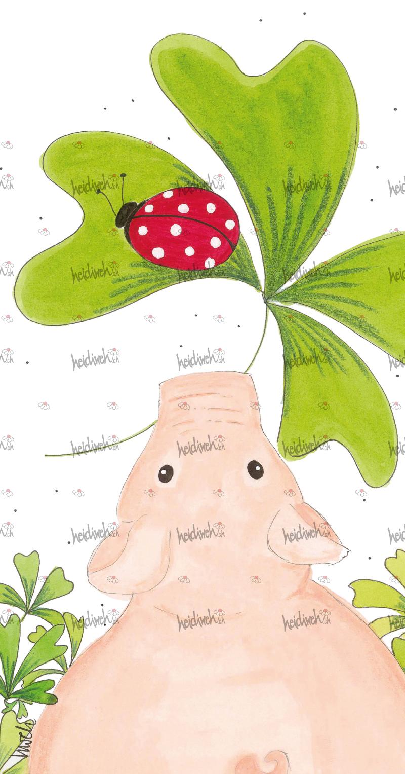 Grusskarte Lang L003