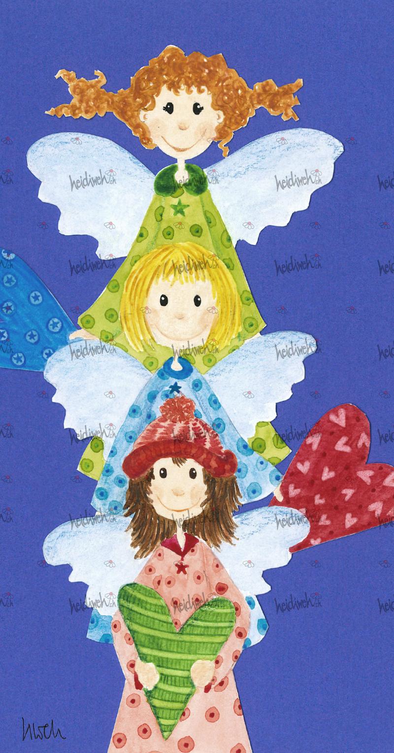 Weihnachtskarte Lang W043