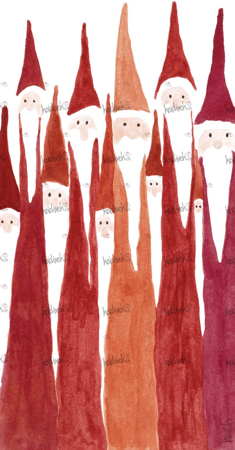 Weihnachtskarte Lang W040