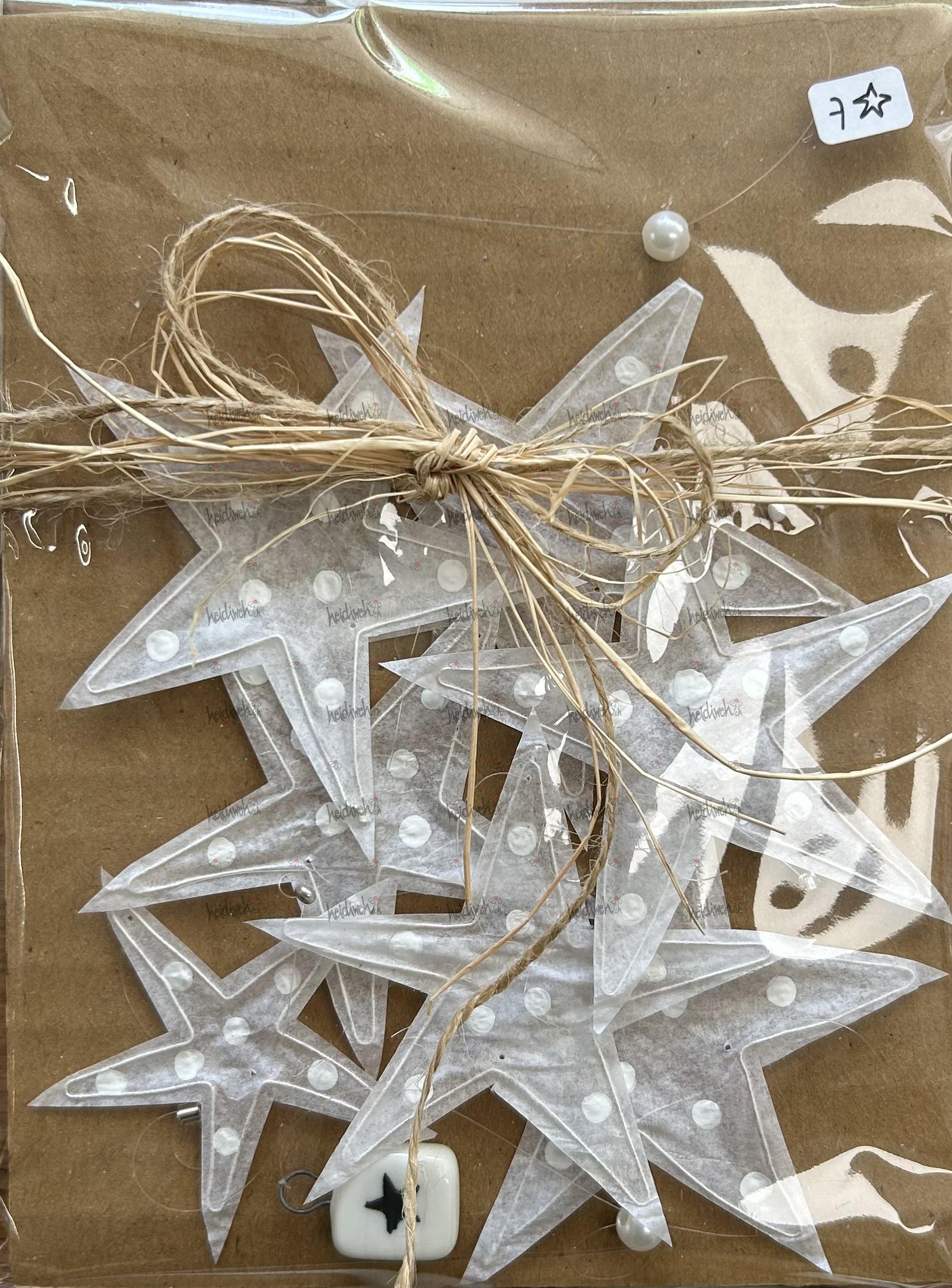 Sternengirlande 7 Sterne 