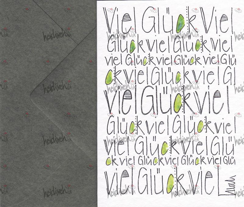 Doppelkarte klein D002