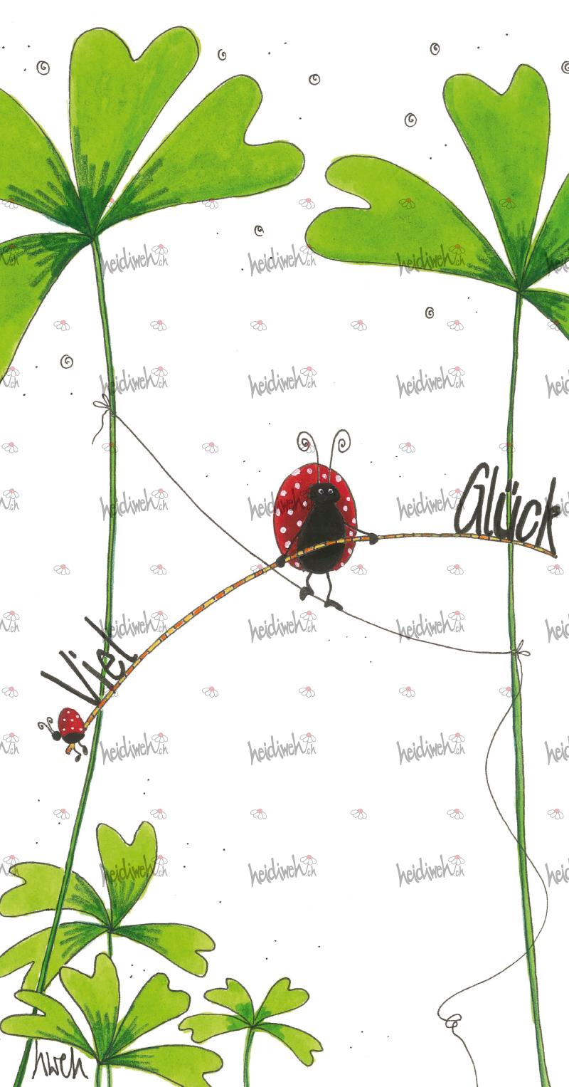 Grusskarte Lang L008